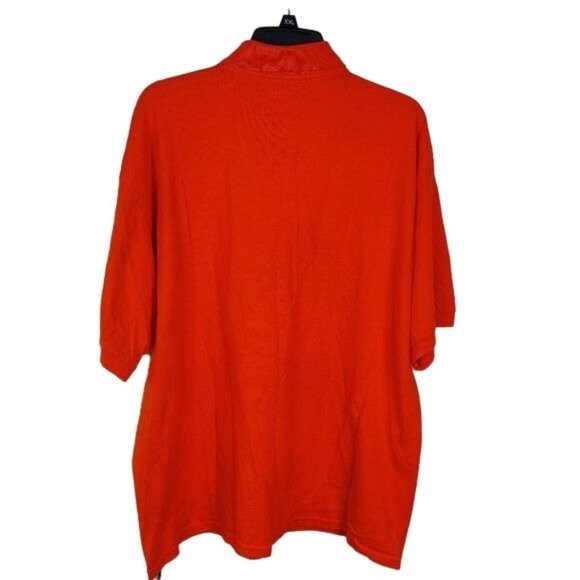 State University of New York Suny New Paltz GILDAN Tag XL Orange College Polo - Picture 4 of 4